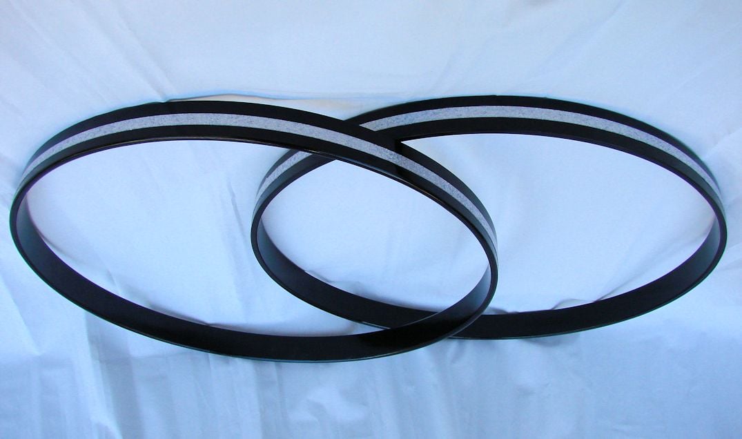 Custom 12ply Finished Bass Drum Hoop 